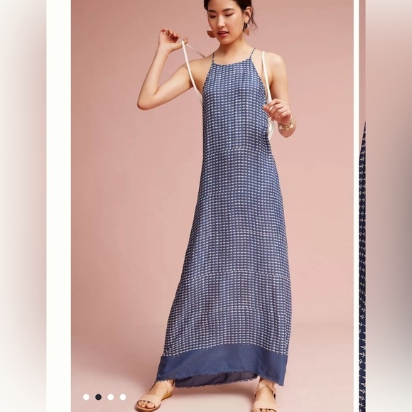 Anthropologie Corey Lynn Calter Jolene Waisted Dress SZ S Petite - Picture 1 of 12